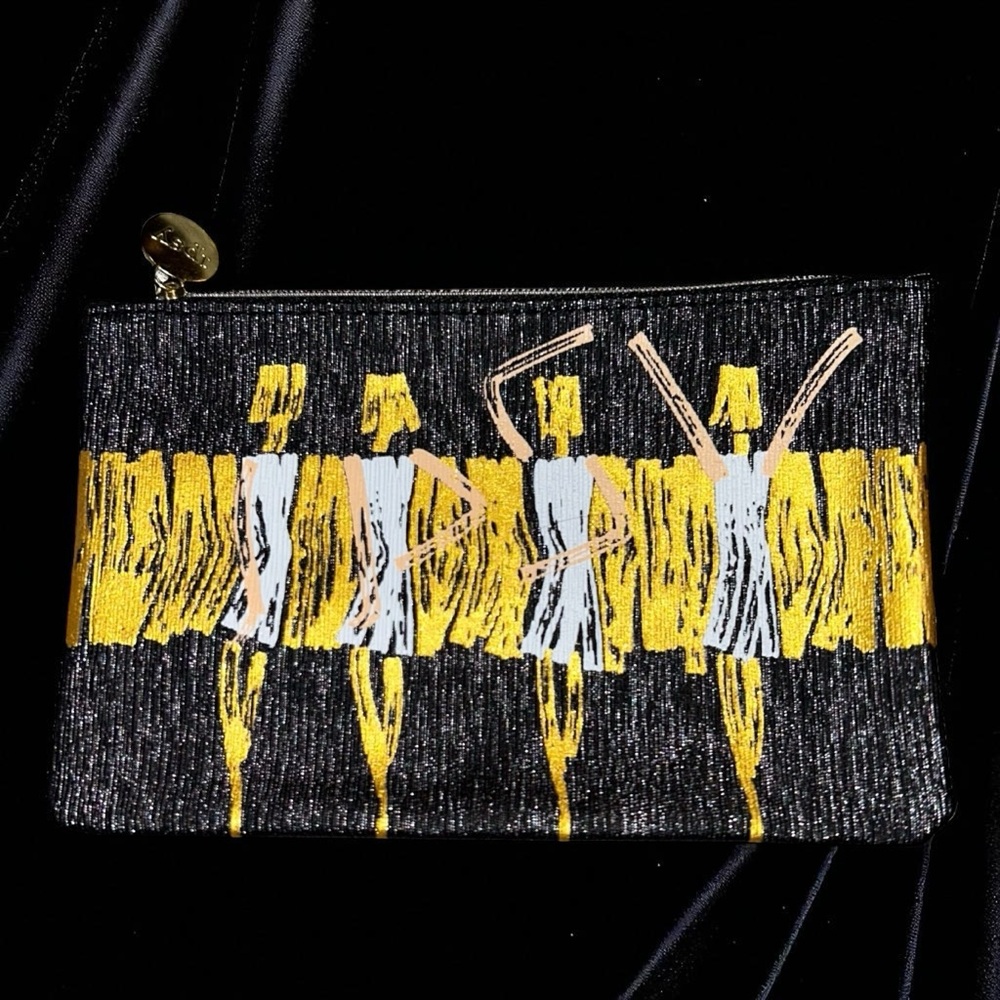 Ipsy September 2016 Glam Bag – Black Gold Dancer Ballerina Makeup Bag